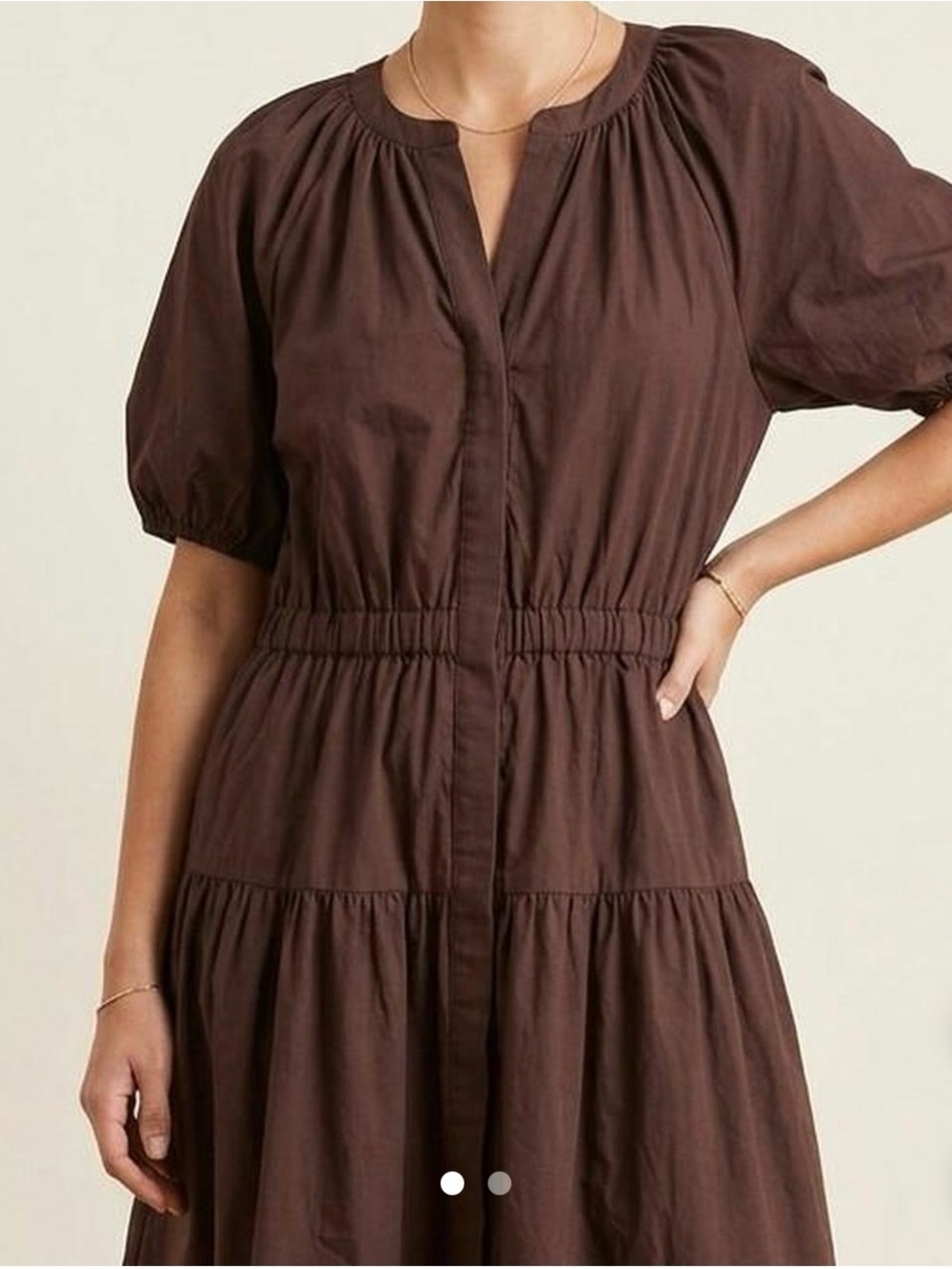 Women’s Brown Cotton Dress